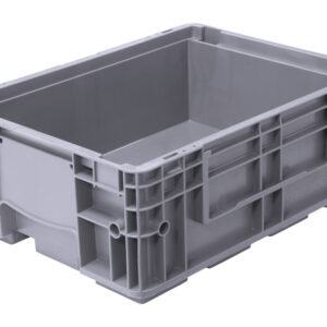 Пластиковый контейнер KLT 4315 универсальный серый, сплошной, 396х297х148 мм