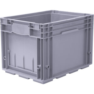 Пластиковый контейнер KLT 4329 универсальный серый, сплошной, 396х297х280 мм