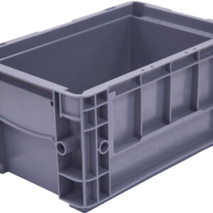 Пластиковый контейнер KLT 3147 универсальный серый, сплошной, 297х198х148 мм